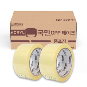 중포장 OPP 접착테이프(투명) 50m*50ea