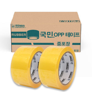 러버 OPP 접착테이프(투명) 40m*50ea